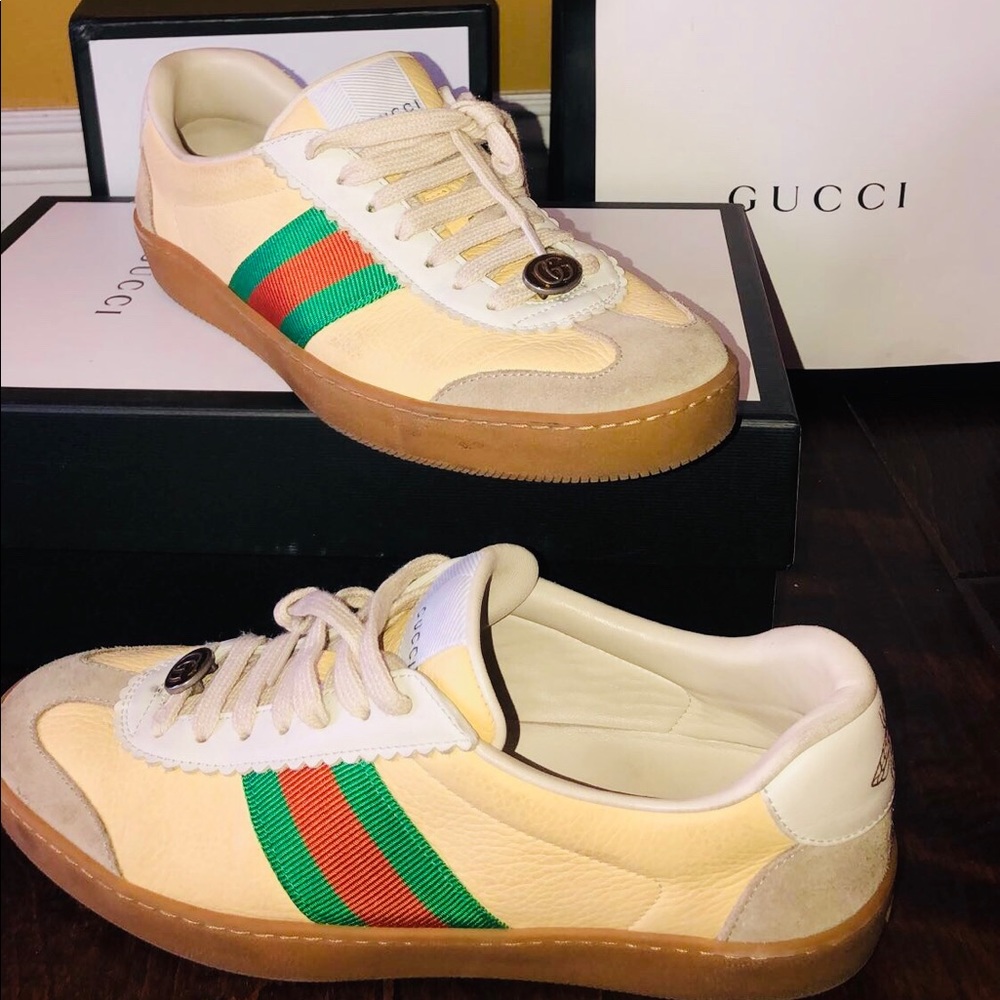 GUCCI SHOES- G74 leather sneaker
